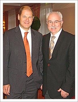 Olaf Scholz und Klaus Besser